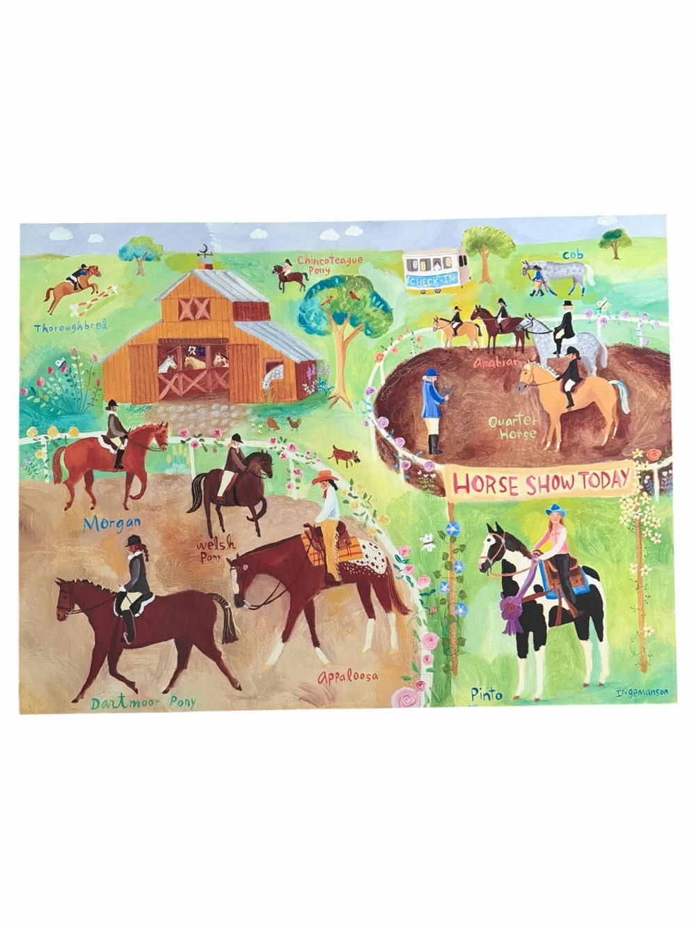 Oopsy Daisy Horse Show by Donna Ingemanson